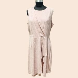 Calvin Klein Collection Asymmetrical Blush Dress